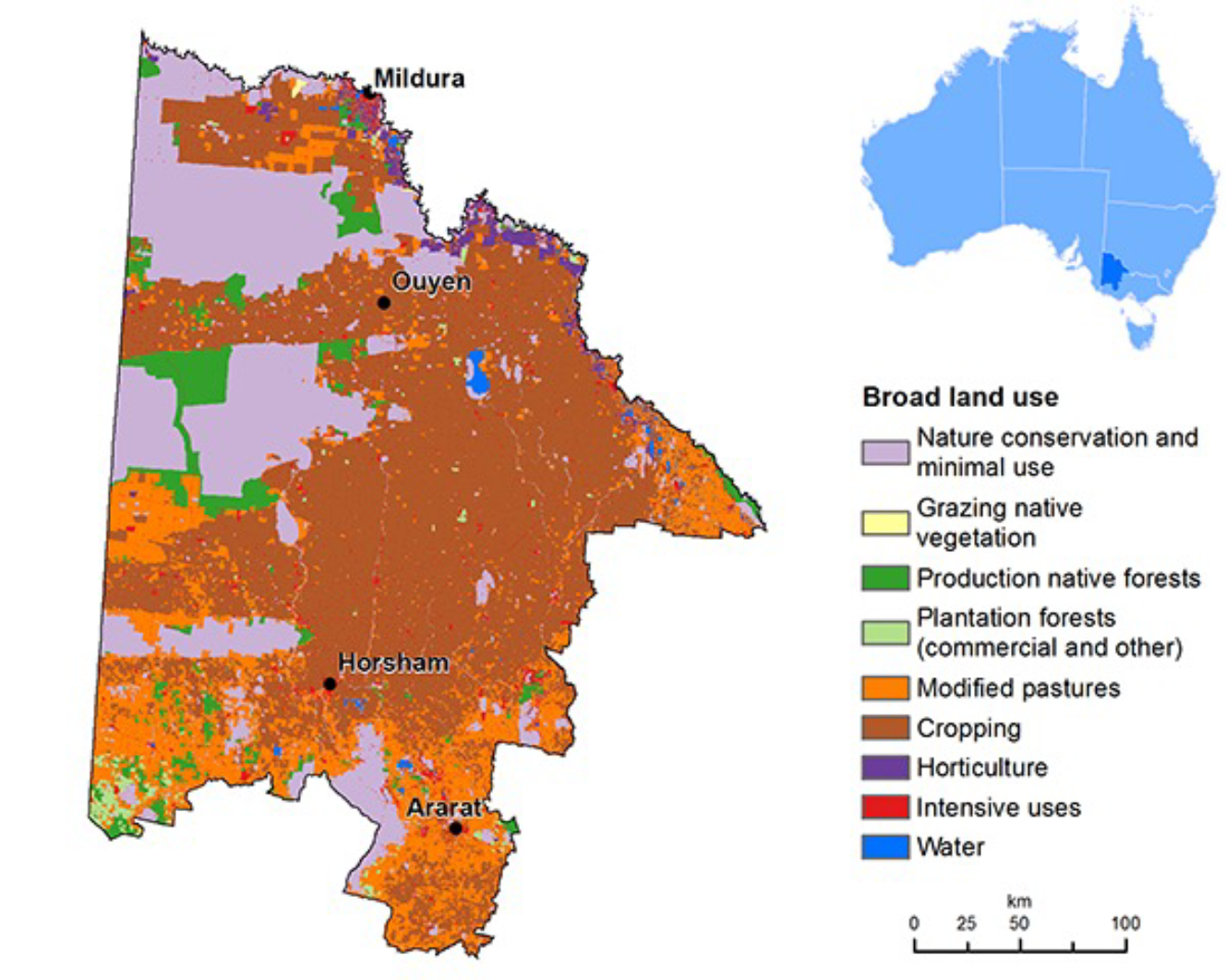 VIC North-West - Broad land use