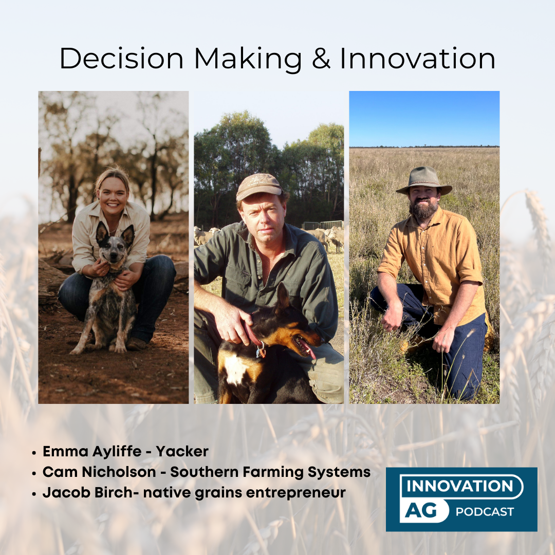 Innovation Ag podcast Episode 2 Innovation and Decision Making