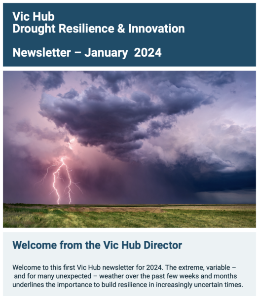 Vic Hub January 2024 newsletter